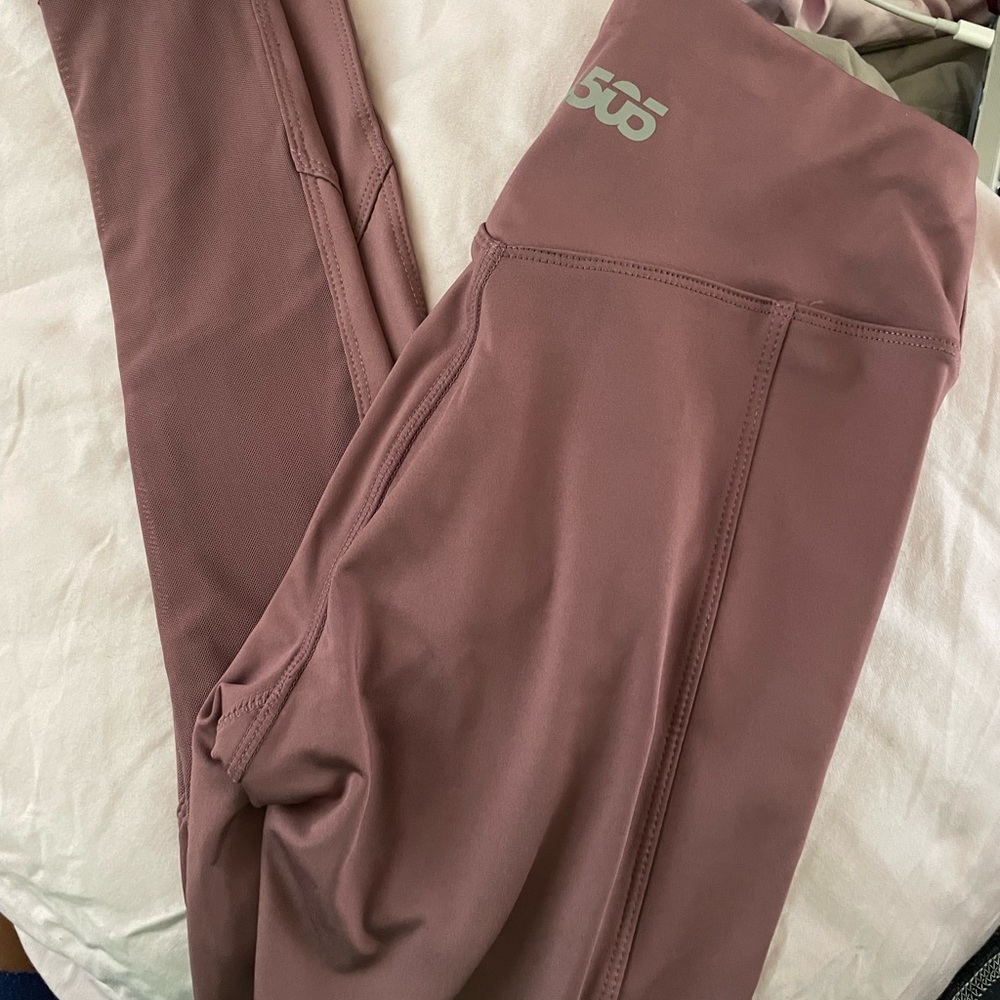 ASOS pink workout leggings with mesh